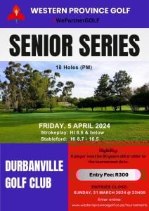 Senior Series 2024 - Durbanville - POSTER V#2 Senior Series 2024 - Durbanville - POSTER V#2