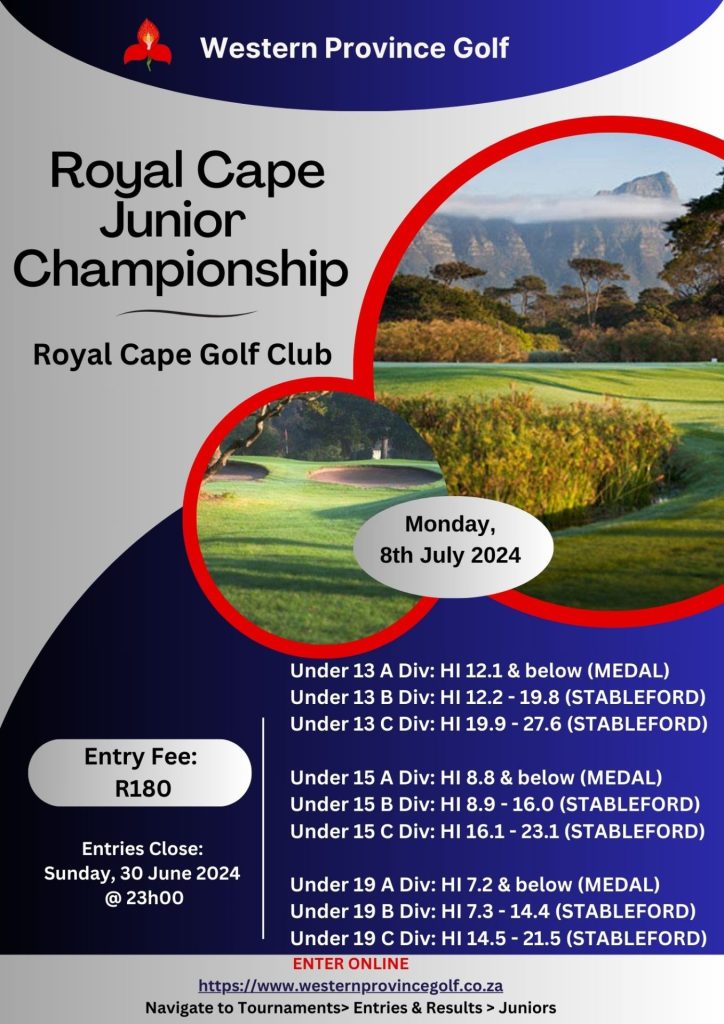 Royal Cape Jnr Champs _ 8 July 2024 _ POSTER V2