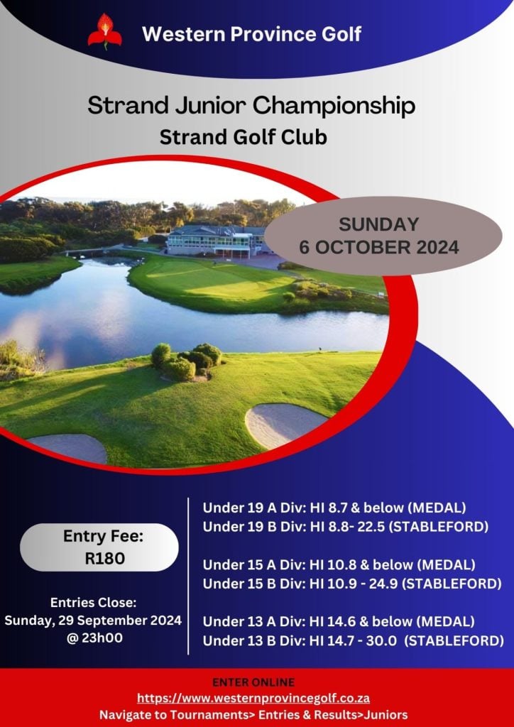 Strand Junior Champs _ 6 October 2024 _ POSTER V1