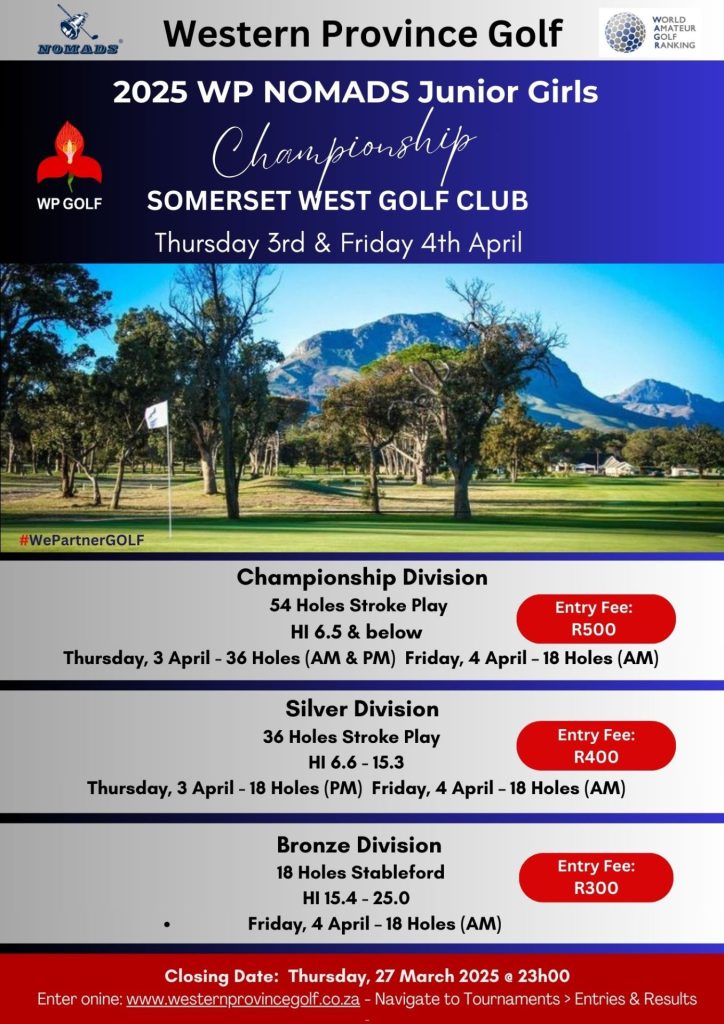 WP Nomads Junior Girls Championship 2025 _ POSTER v3 26.02.25
