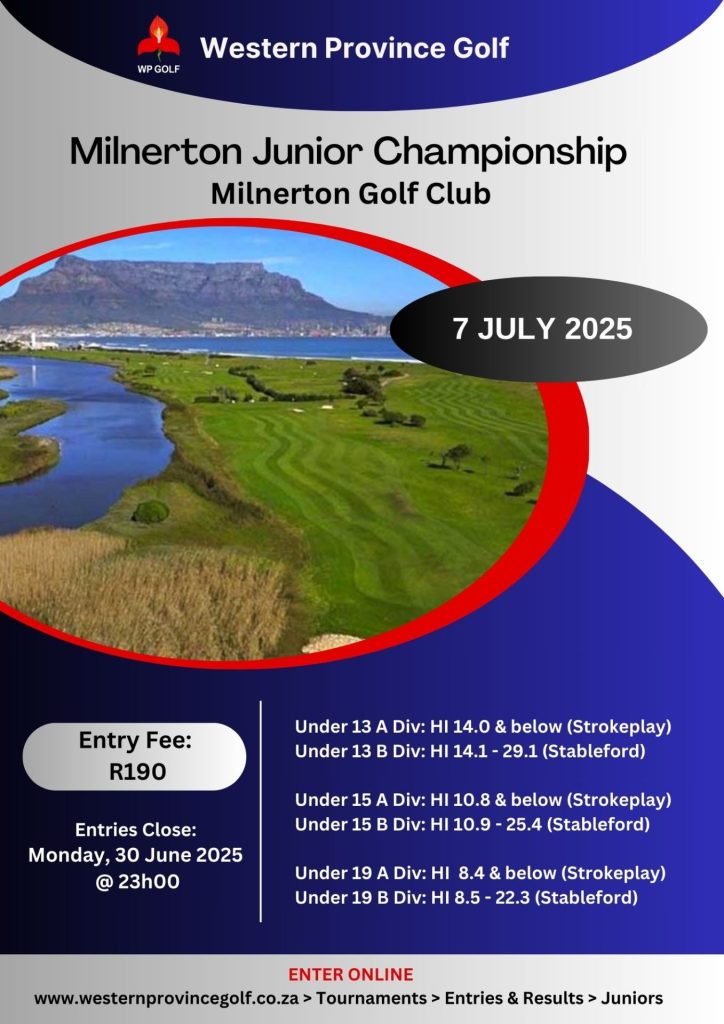 Milnerton Junior Championship _ 7 July 2025 _ POSTER V1