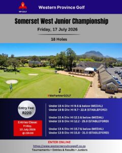 Somerset West Jnr Champs _ 17 July 2026 _ Poster V2
